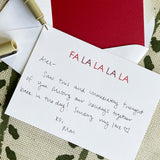 Fa La La Holiday Mini Notecard Set